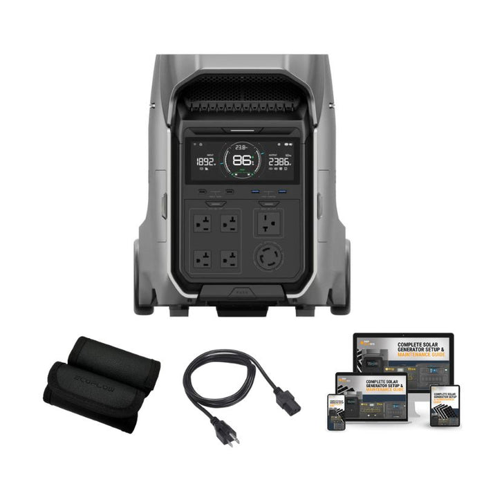 EcoFlow DELTA [PRO 3] - 4,096Wh / 4,000W Portable Power Station | 5-Year Warranty